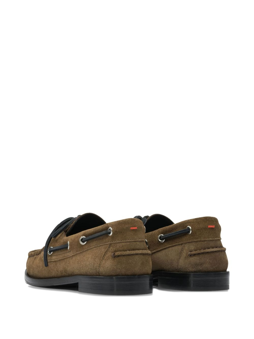 Harris suede leather lace-up loafers - 4