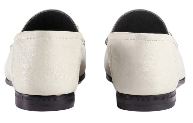 (WMNS) Gucci Cowhide Thick Sole Shoe White 414998-DLC00-9022 - 5