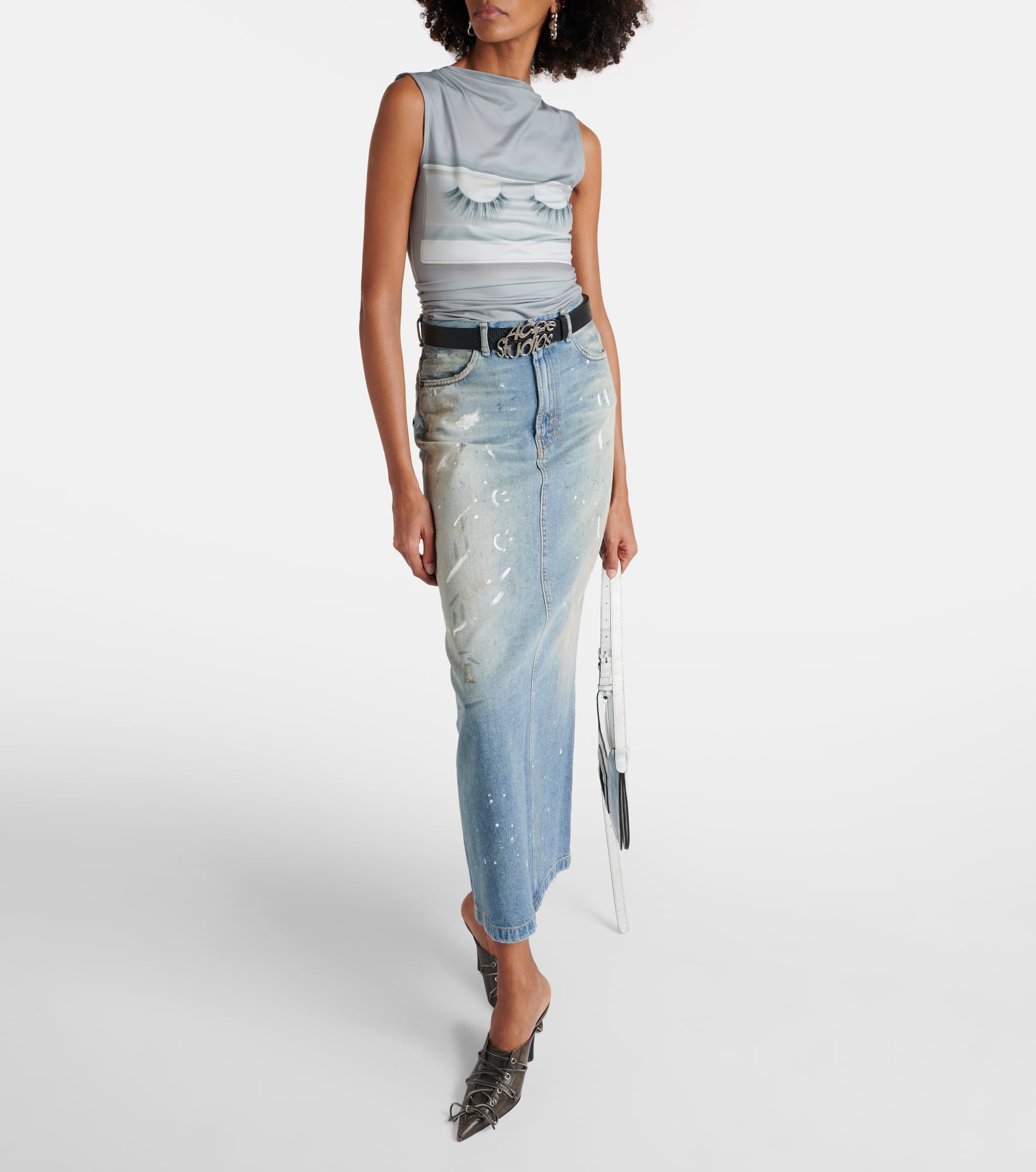 x Katerina Jebb printed jersey top - 2