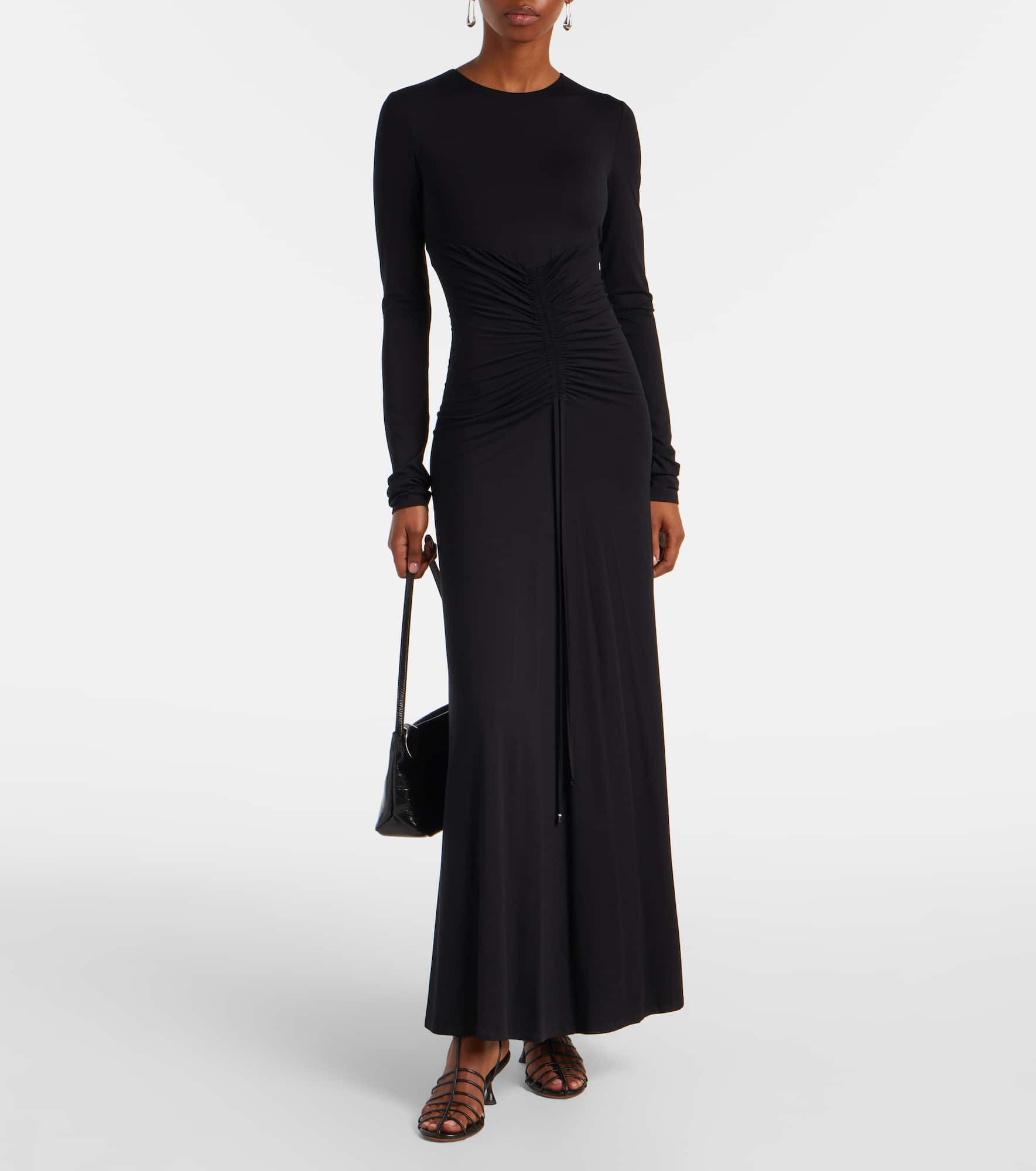 Doppia gathered maxi dress - 2