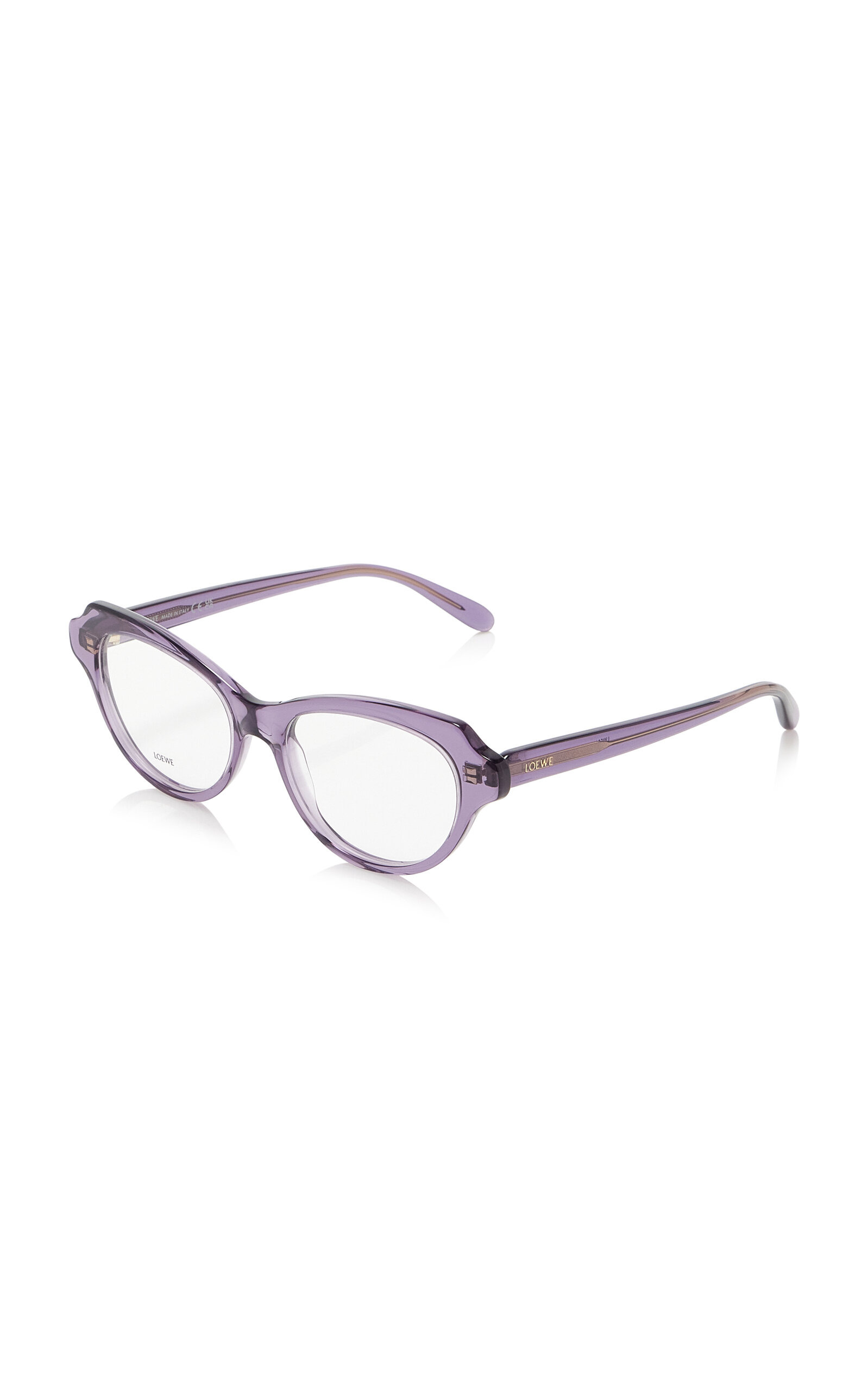 Cat-Eye Acetate Glasses purple - 3