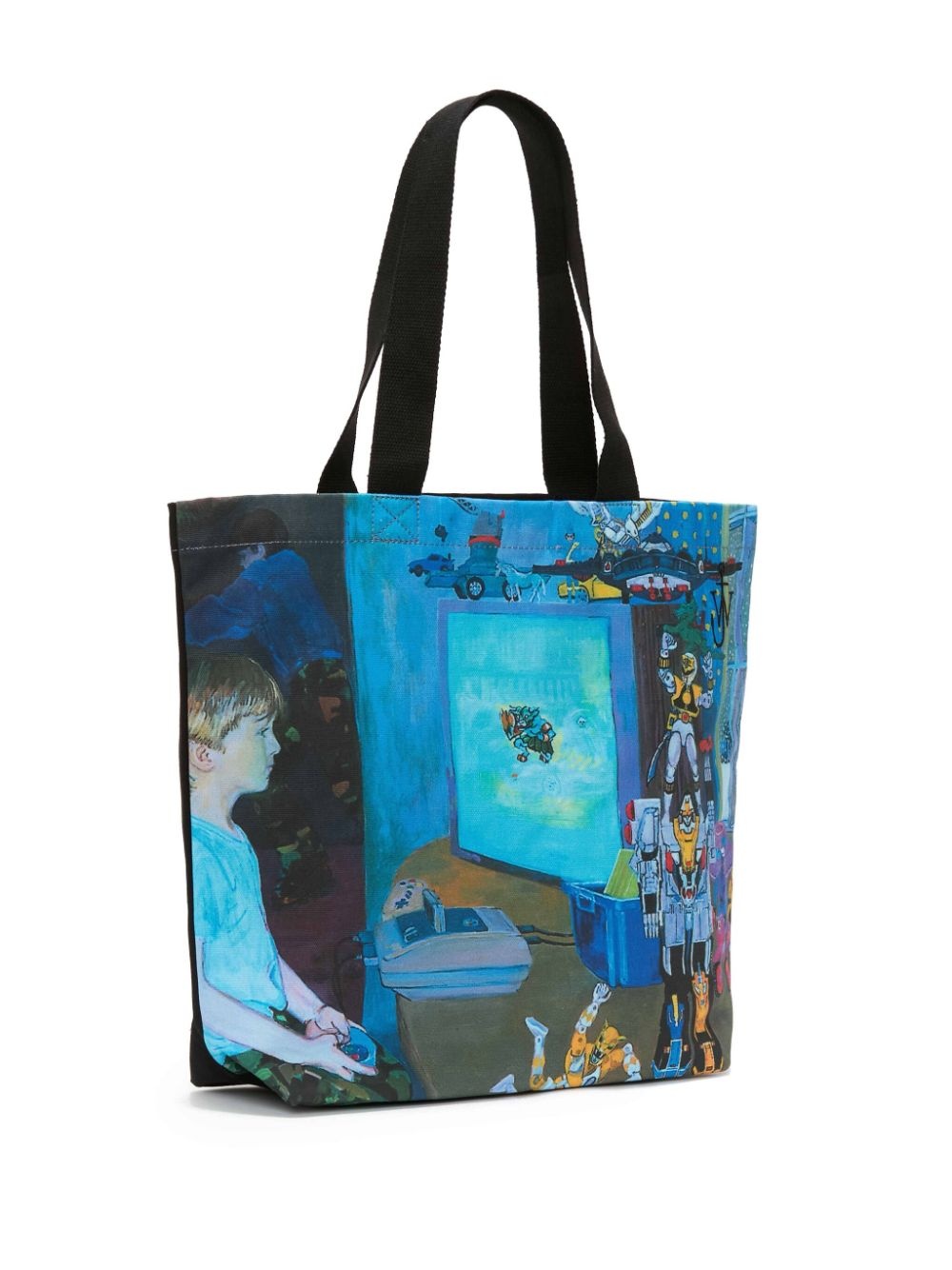 JW Anderson graphic-print canvas tote bag | farfetch