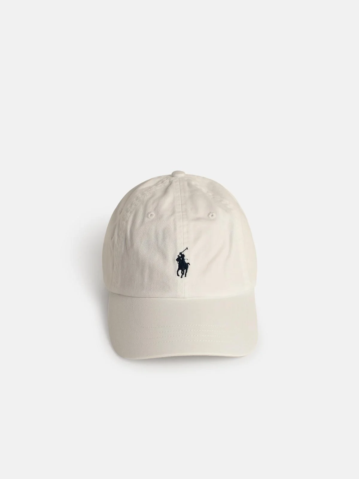 WHITE COTTON CAP - 1