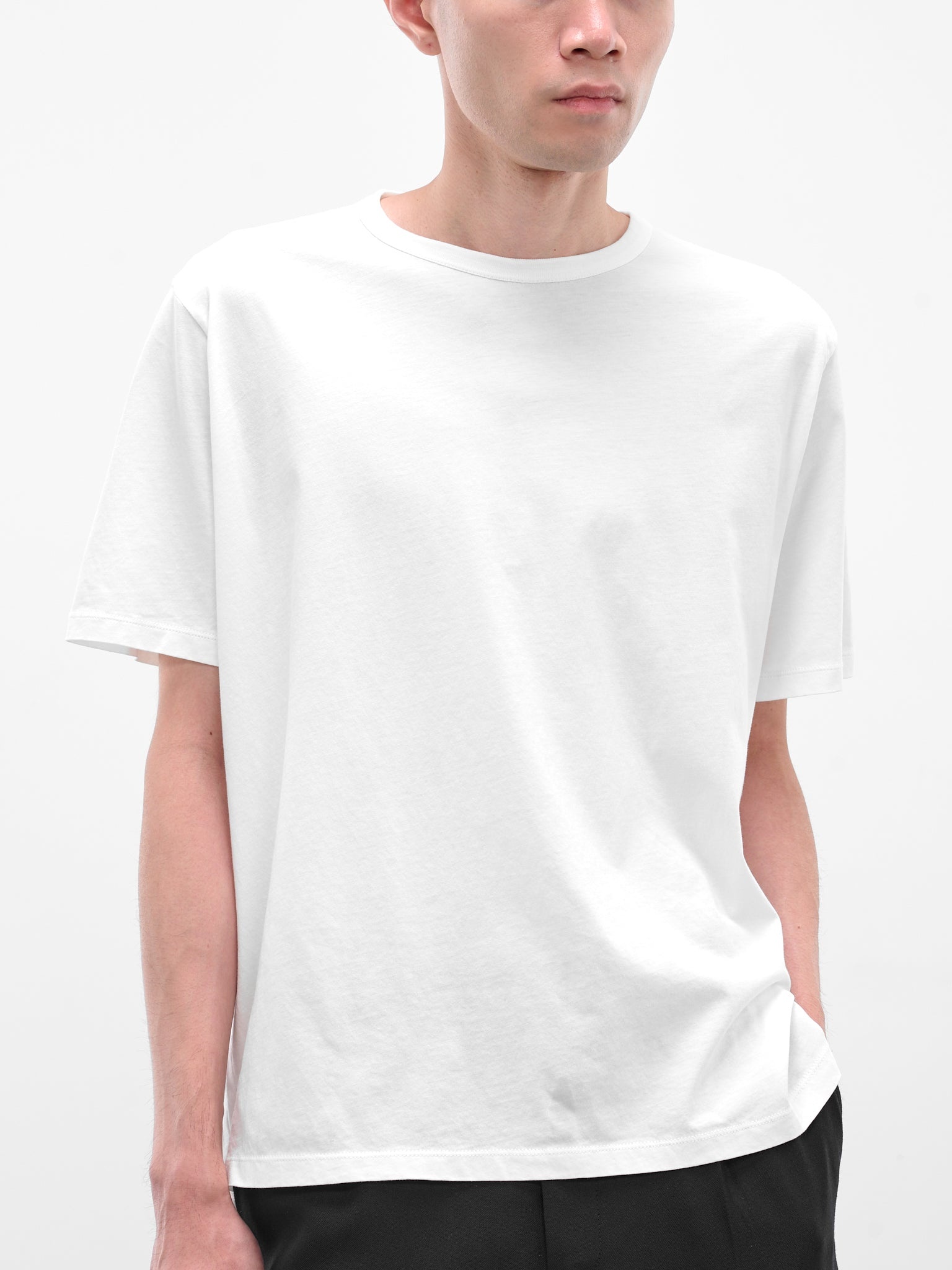 White New Boxy Tee - 5