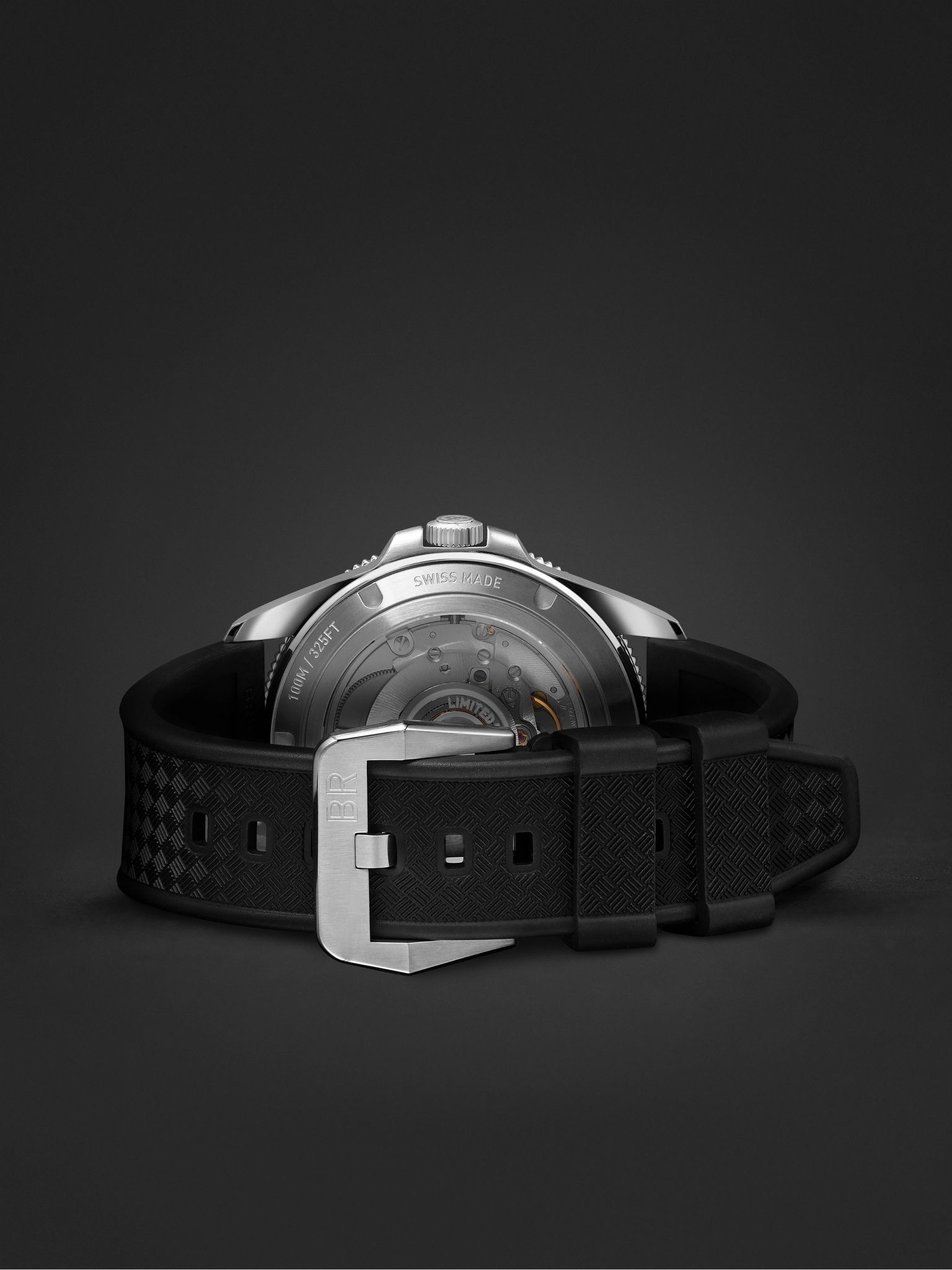 BR V2-92 Full Lum Limited Edition Automatic 41mm Stainless Steel and Rubber Watch, Ref. No. BRV292-L - 6