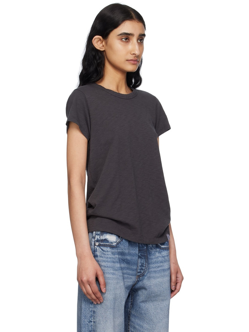 Black 'The Slub' T-Shirt 2