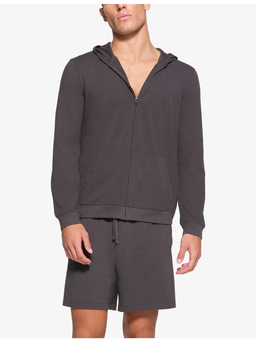 Lounge zip-up jersey hoody - 2