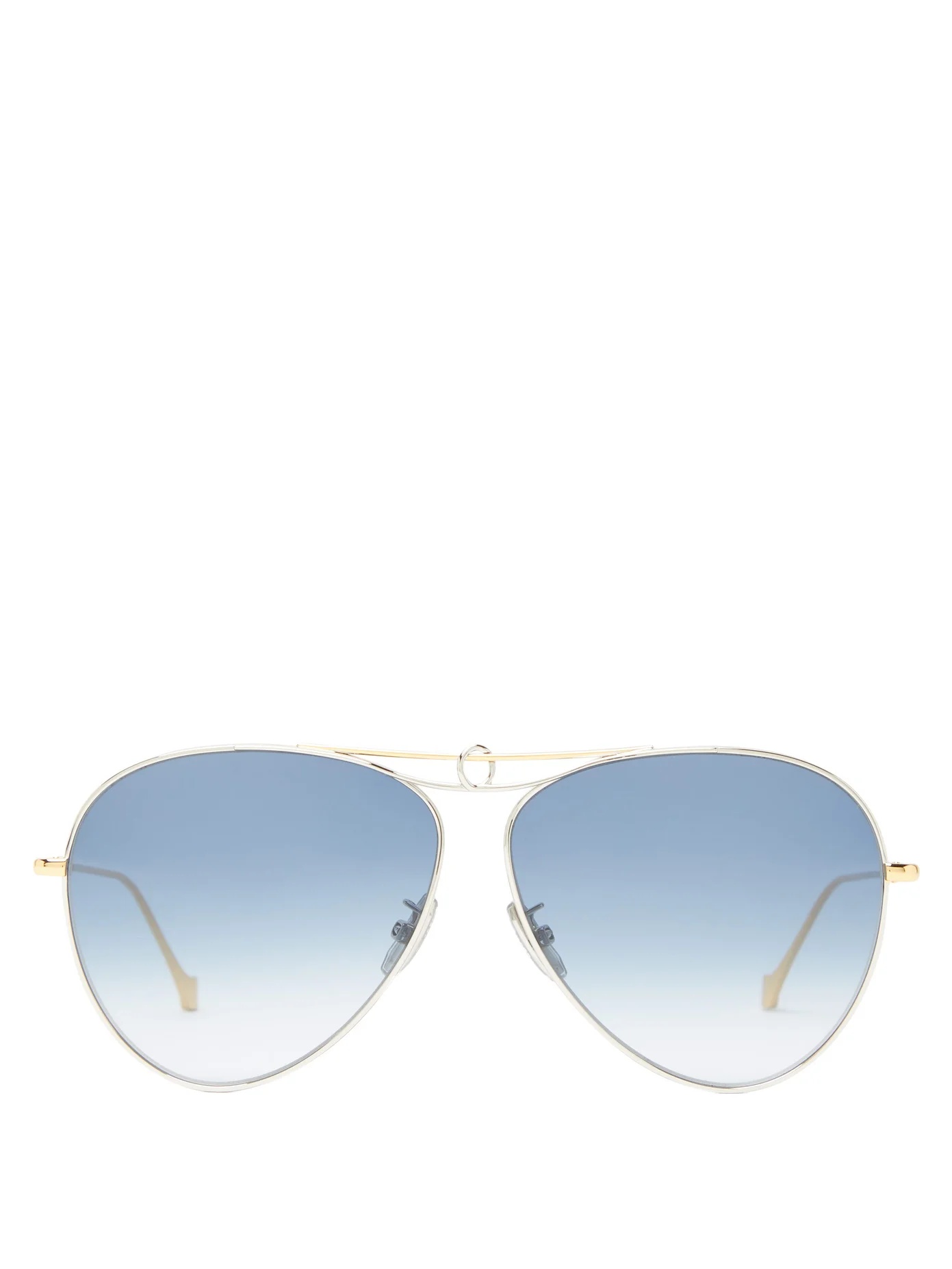 Aviator metal sunglasses - 1