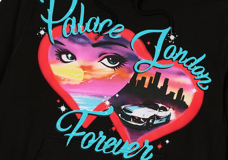 PALACE PALACE FOREVER HOOD BLACK outlook