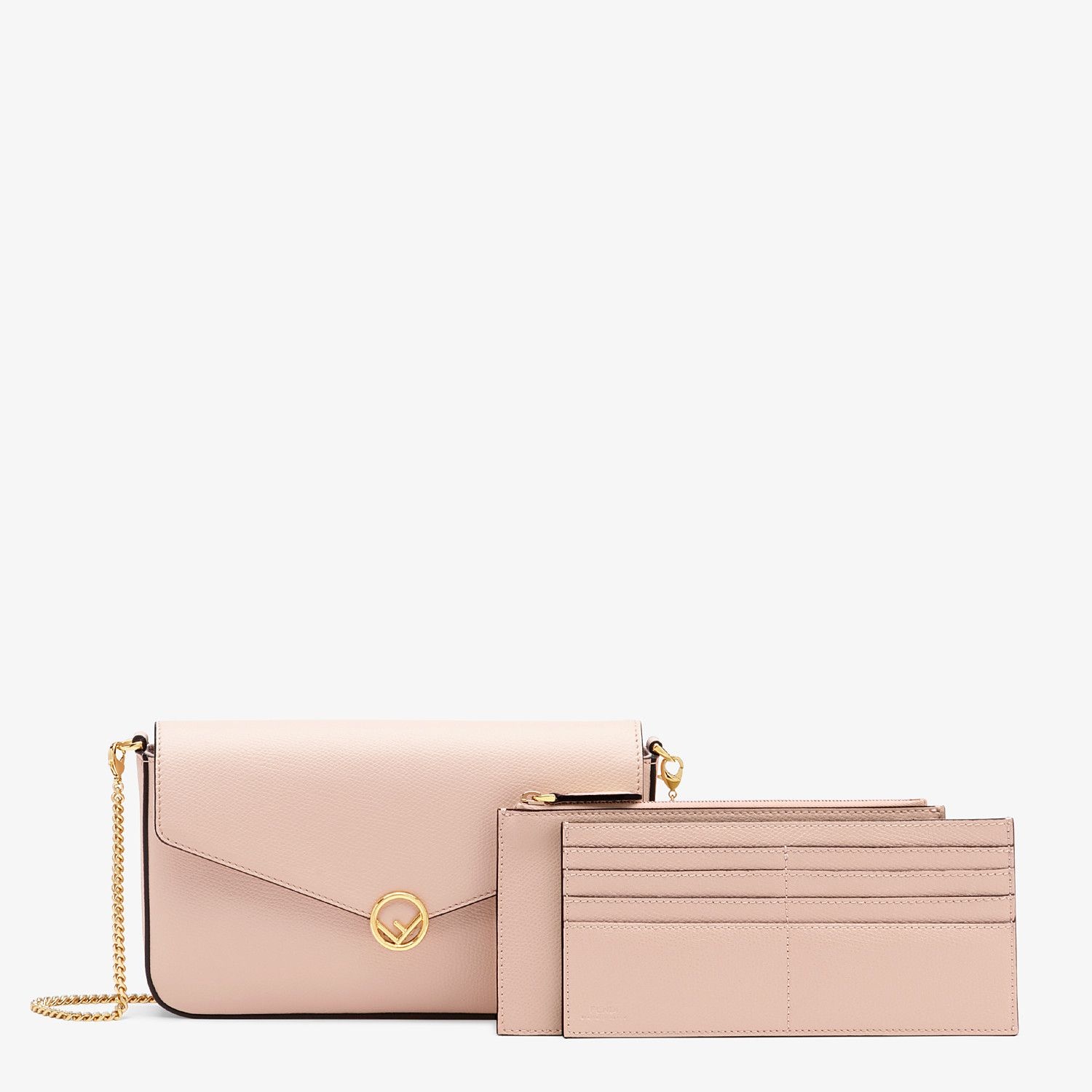 Pink leather mini-bag - 2