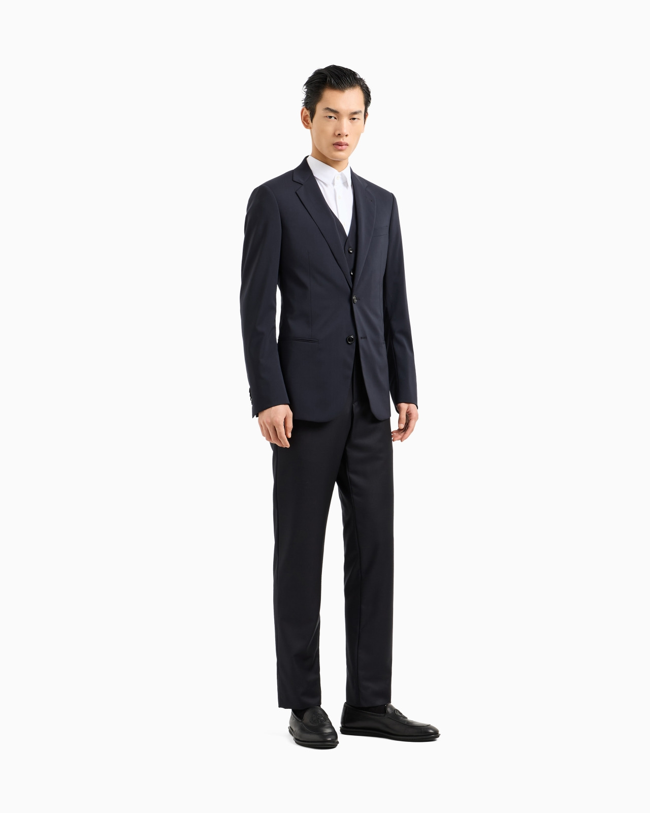 Pure virgin wool Soho line single-breasted jacket - 2