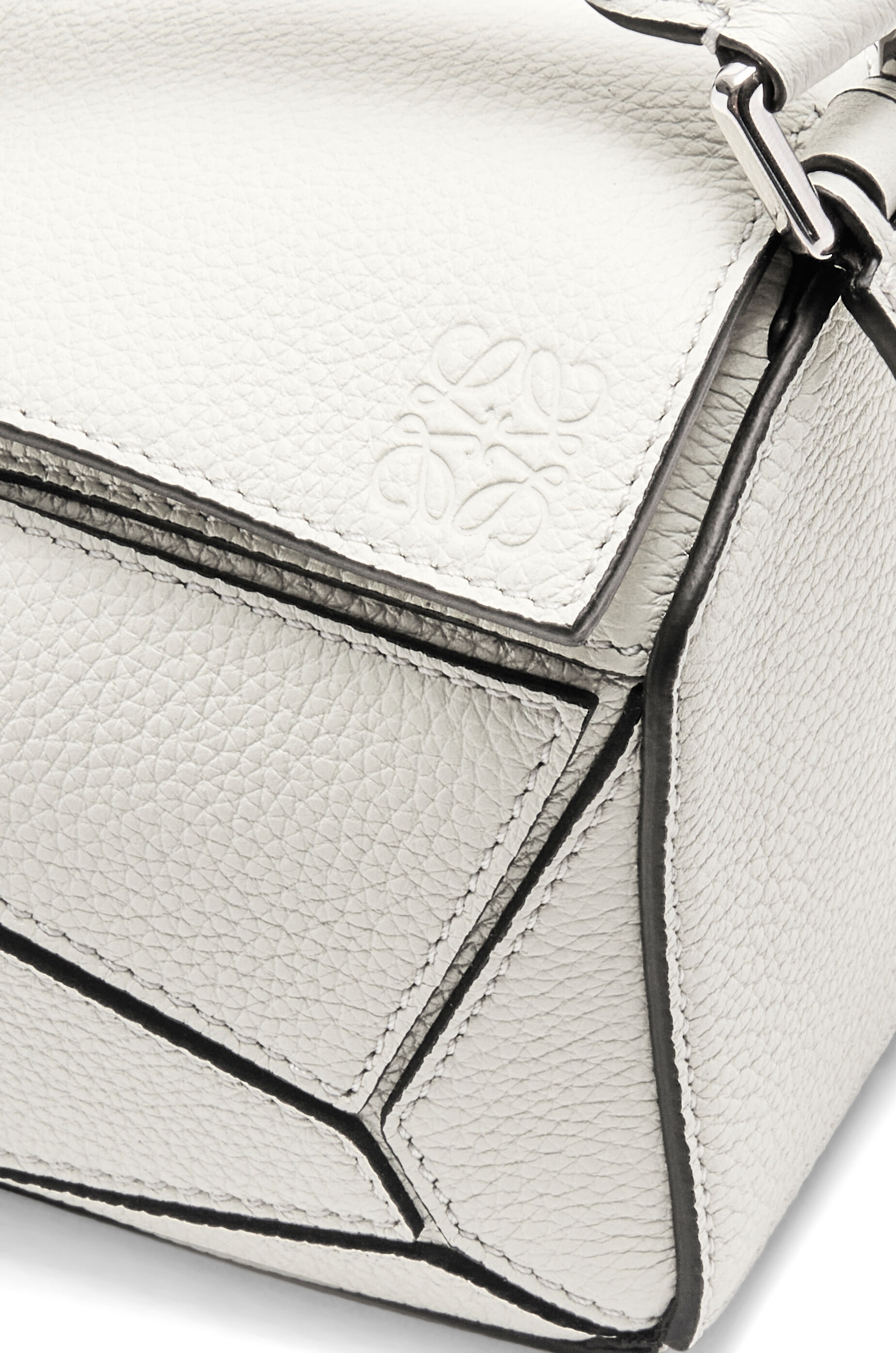 Mini Puzzle bag in soft grained calfskin - 8
