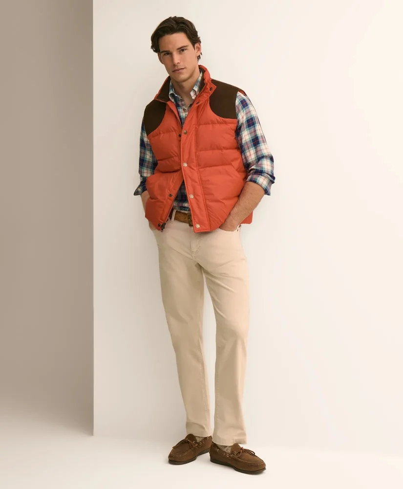 Cotton 5-Pocket Corduroy Pants - 1