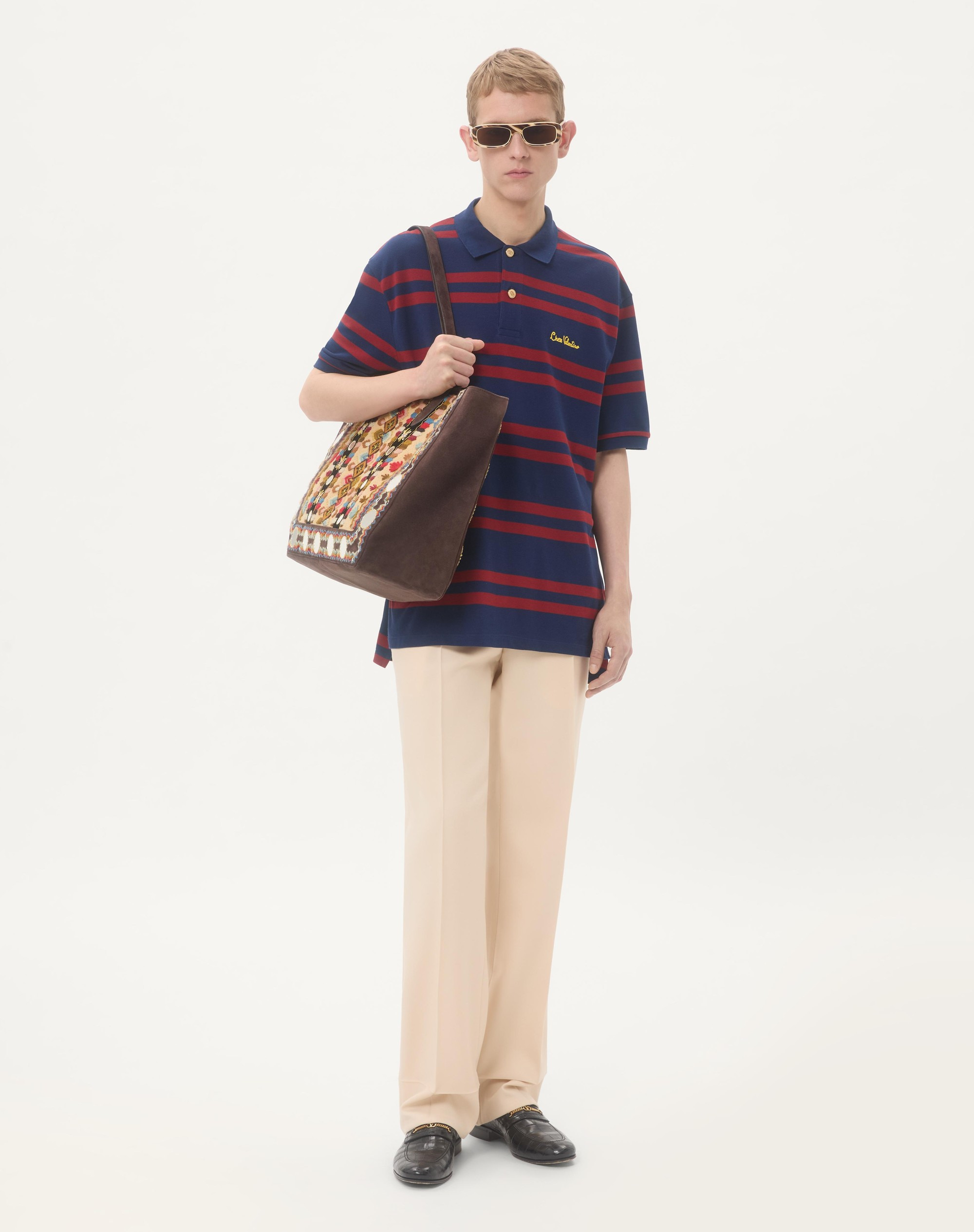 VALENTINO GARAVANI NELLCÔTE LARGE EMBROIDERED SHOPPING BAG - 2