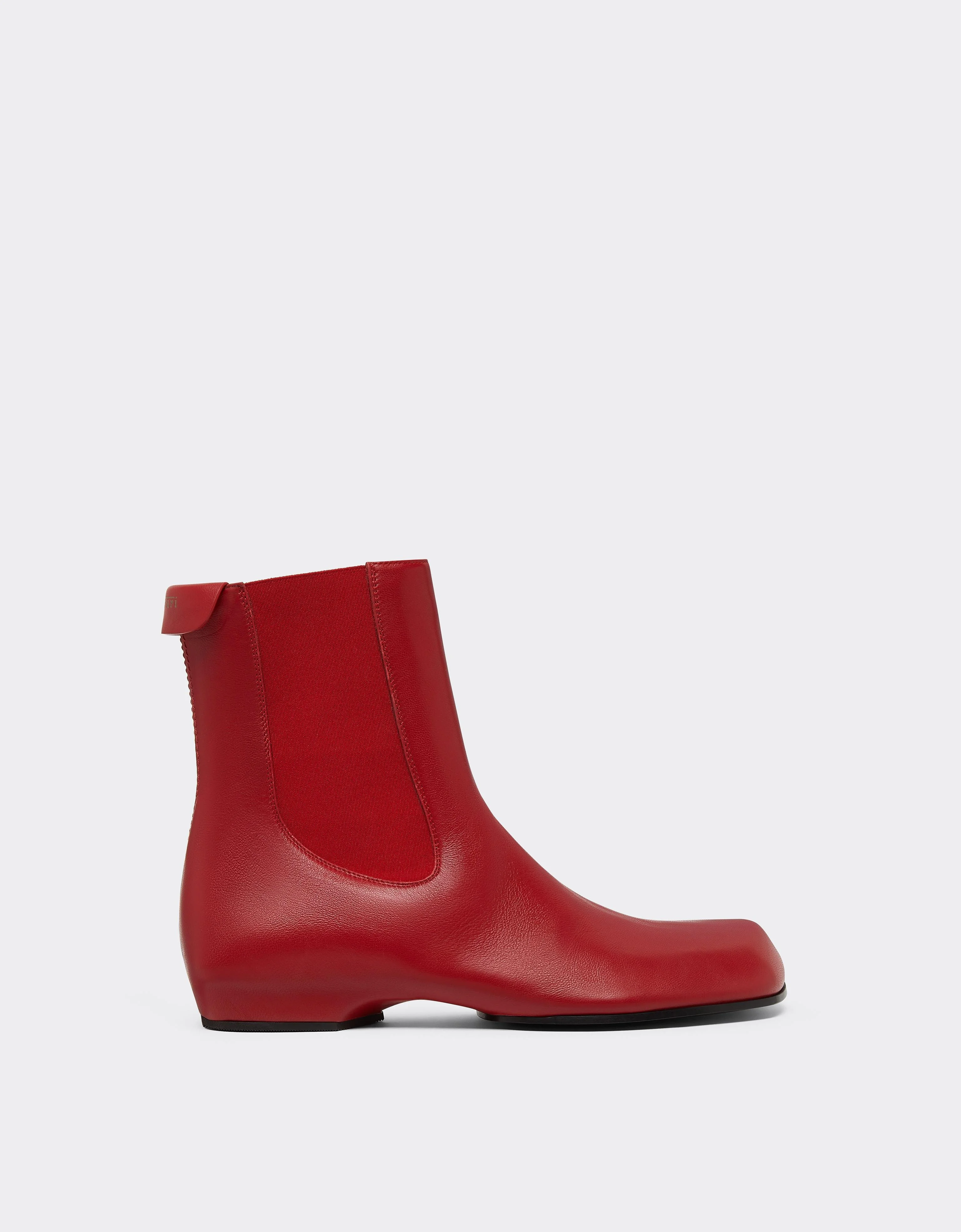 Leather Chelsea boots with patches - 1