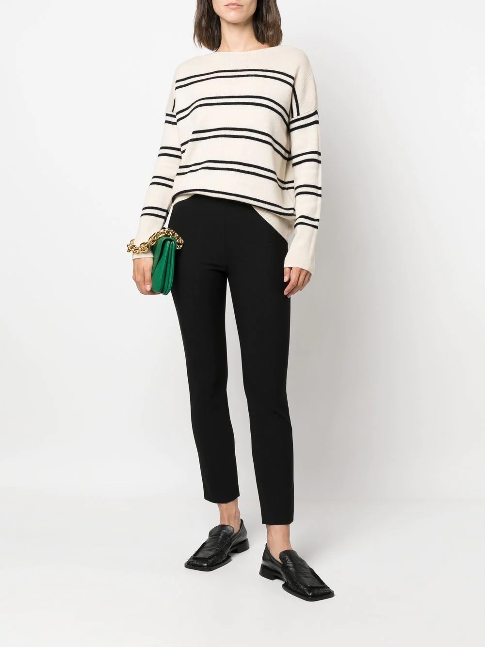 slim-fit pull-on trousers - 2