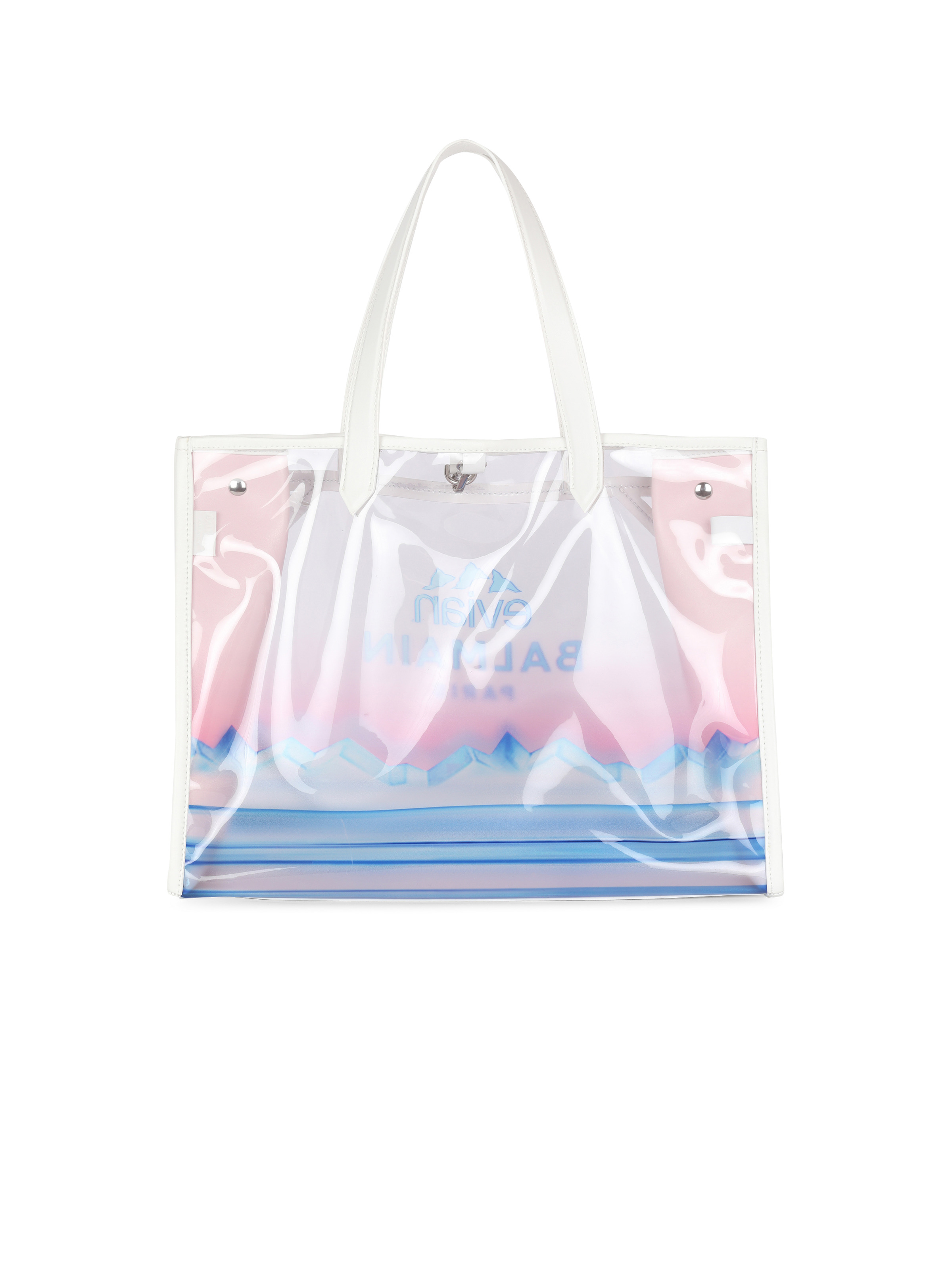 Balmain x Evian - B-Army 42 tote bag in recycled PVC