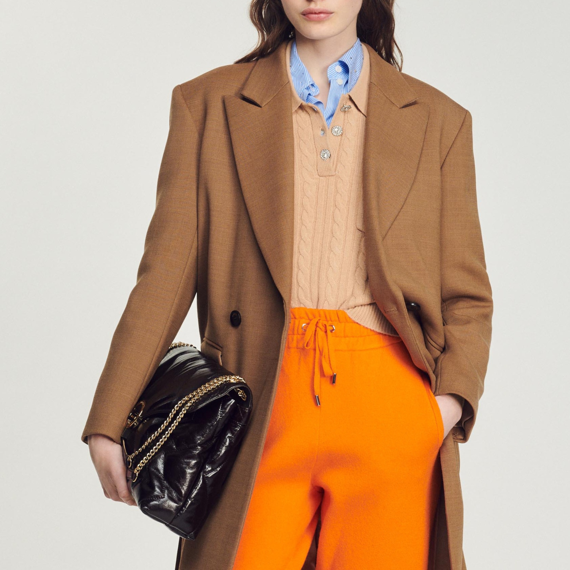 Oversized straight-cut coat - 5