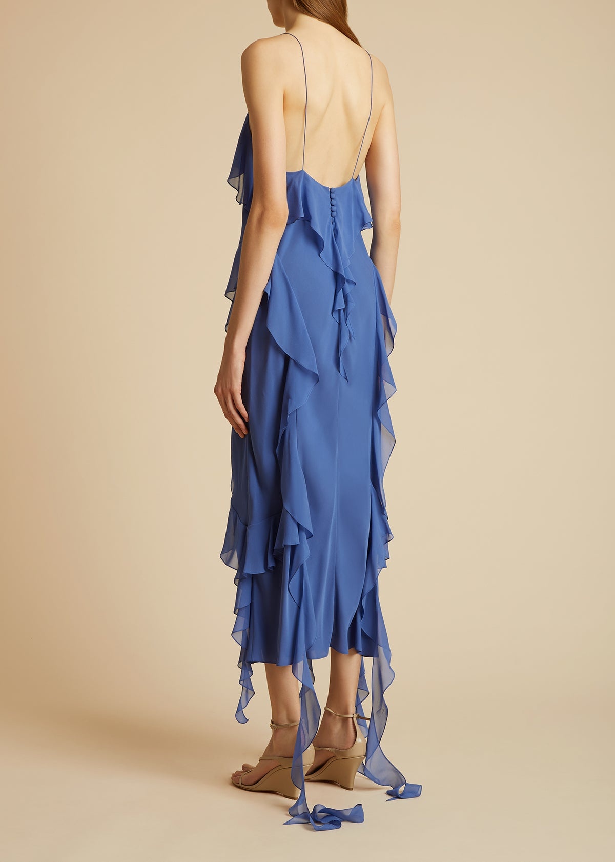 The Pim Dress in Blue Iris - 3