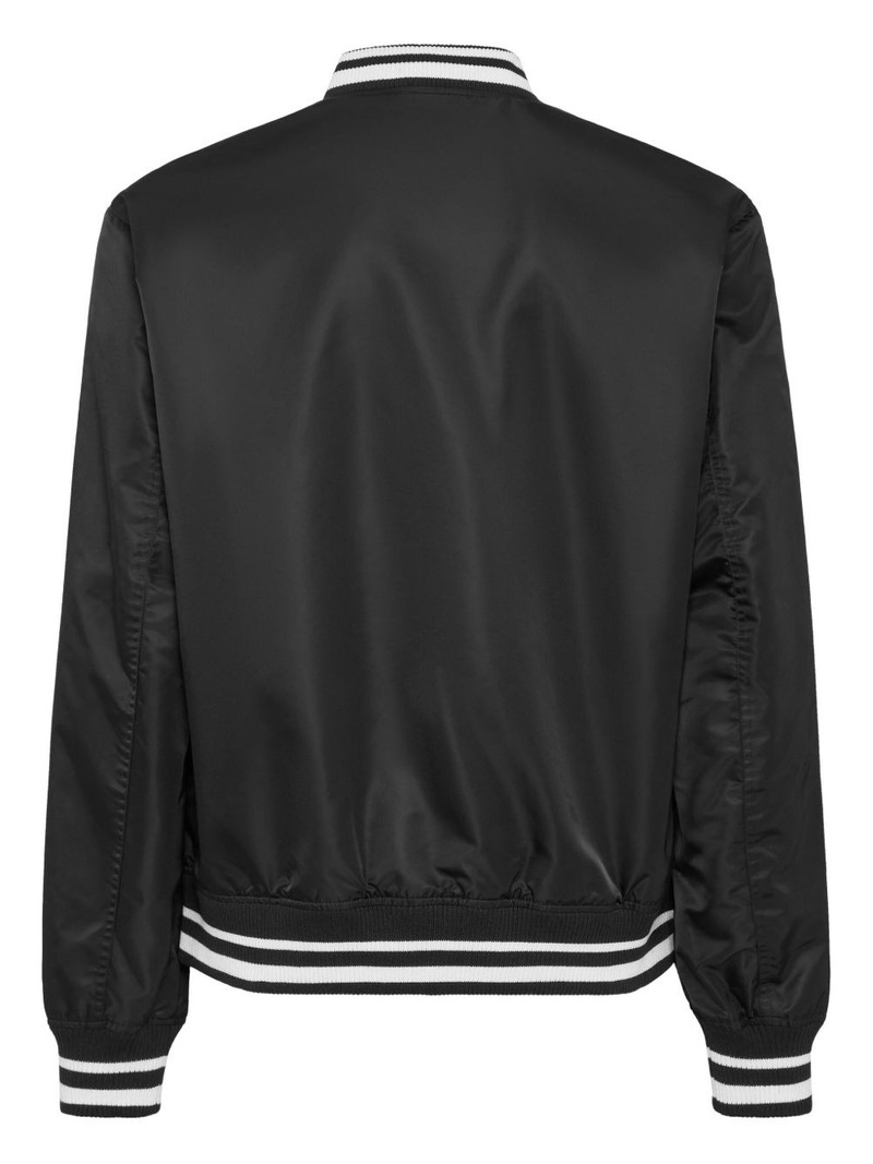 PHILIPP PLEIN nylon baseball jacket outlook