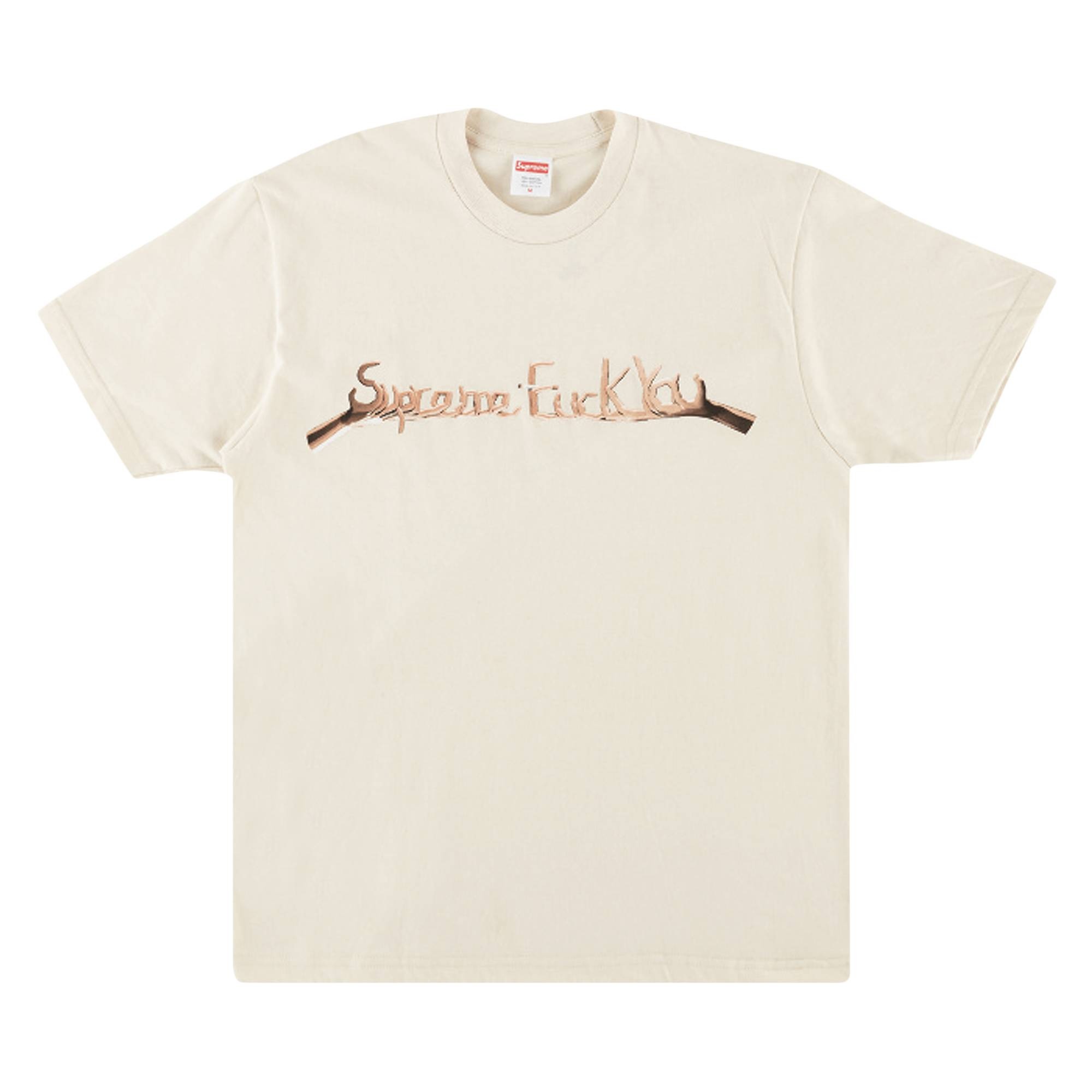 Supreme Fuck You Tee 'Natural' - 1