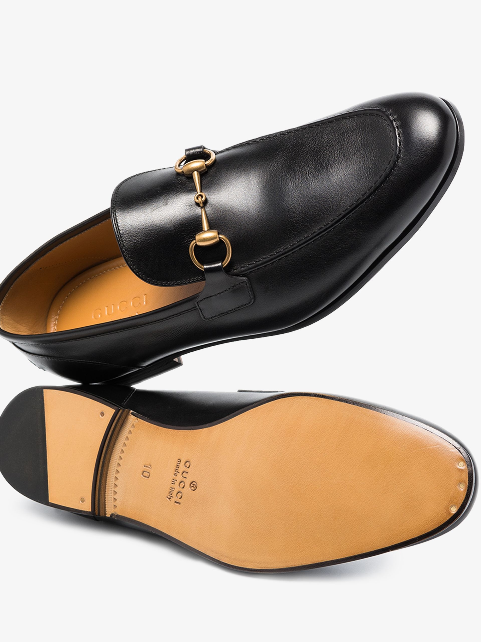 black Jordaan leather loafers - 2