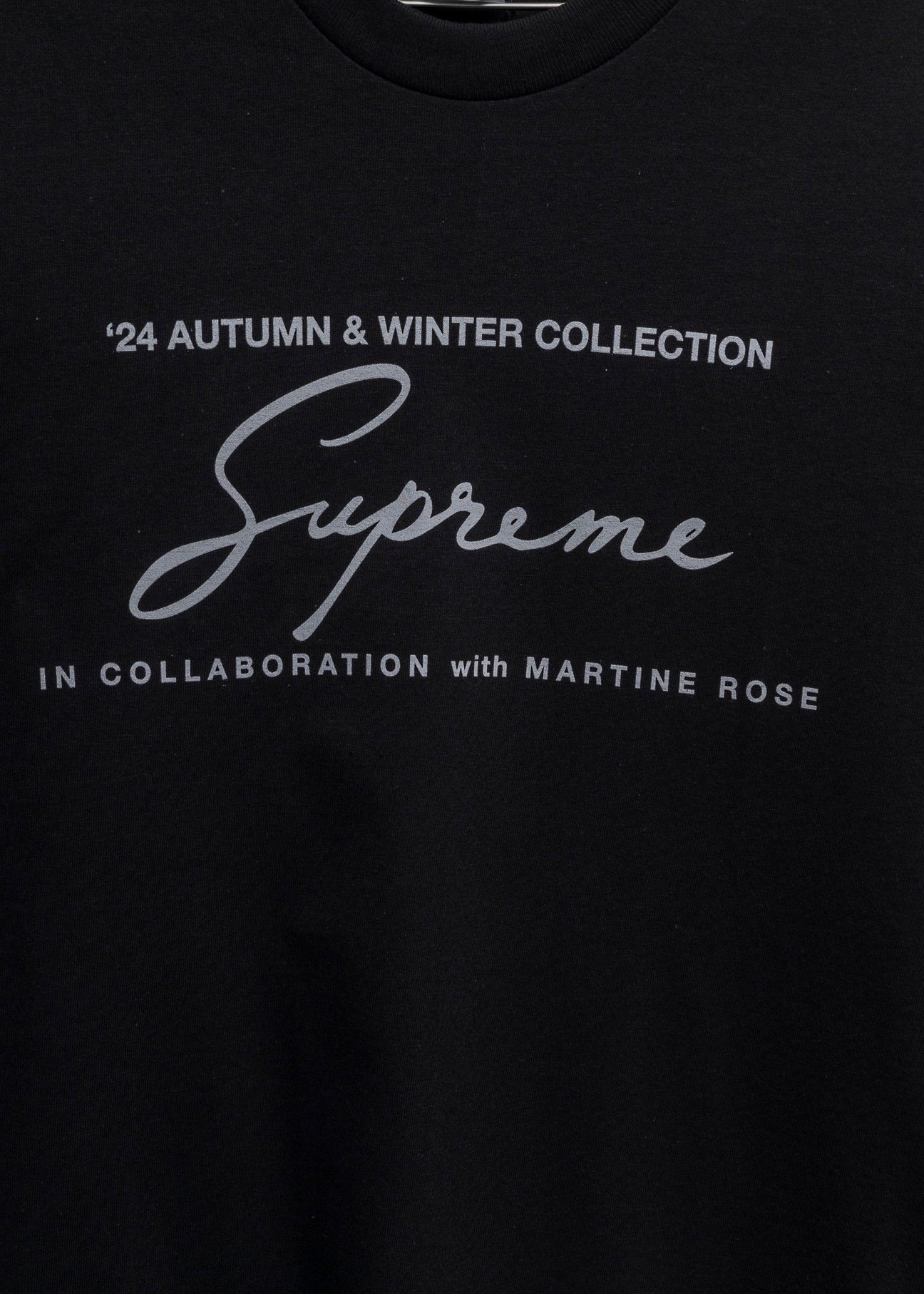 Supreme X Martine Rose Logo Tee - Black - 2