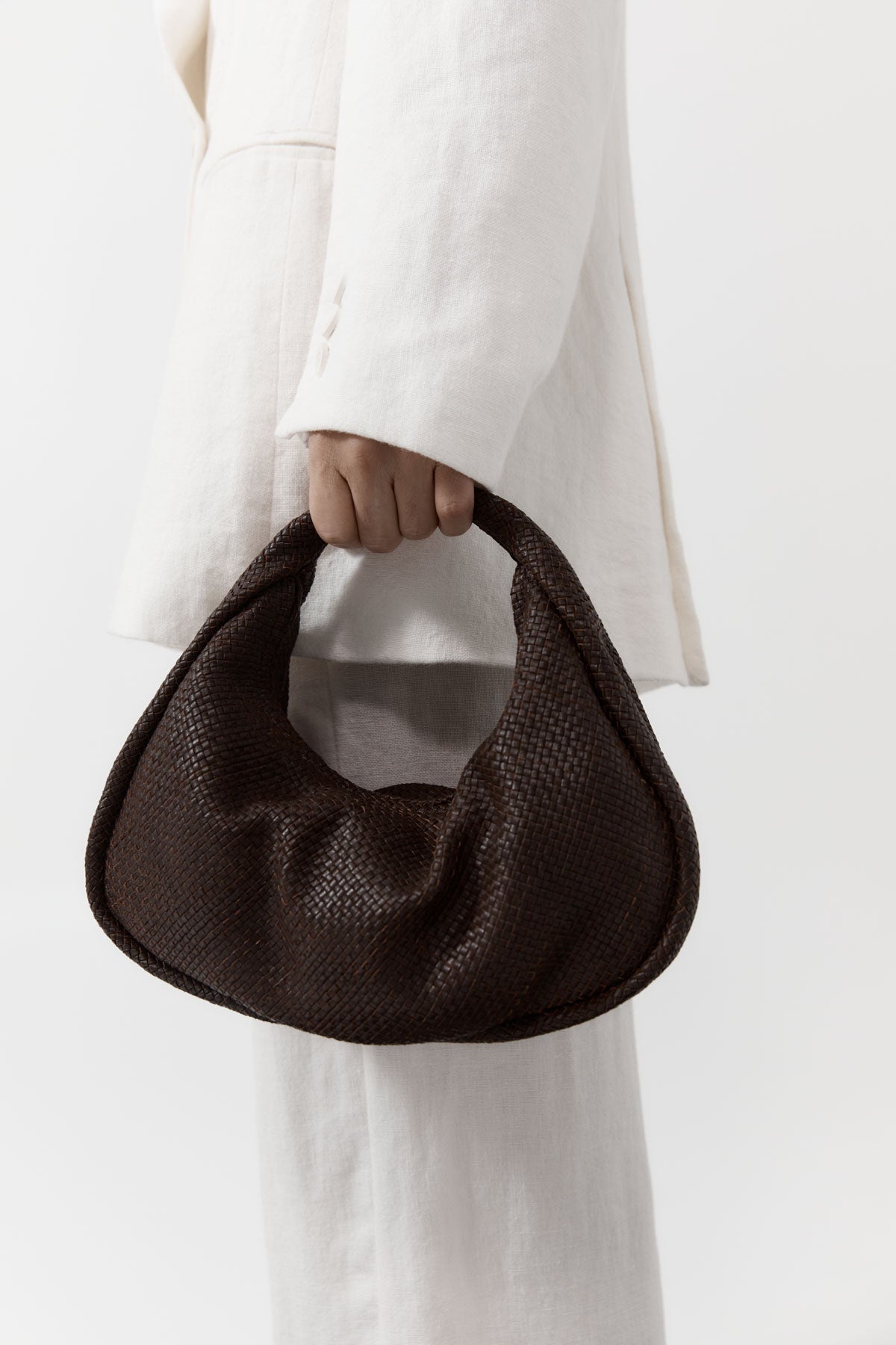 Woven Bon Bon Bag - Chocolate - 1