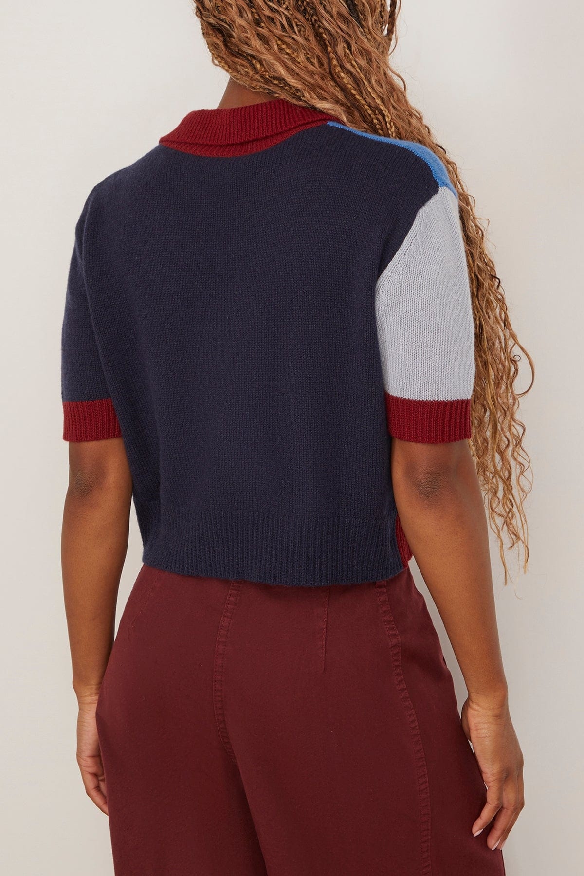 Iconic Cashmere Sweater in Azure - 4