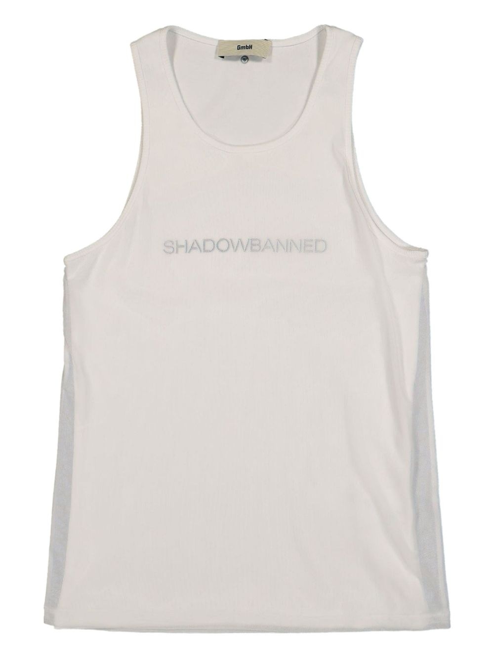 Shadowbanned-print tank top - 1
