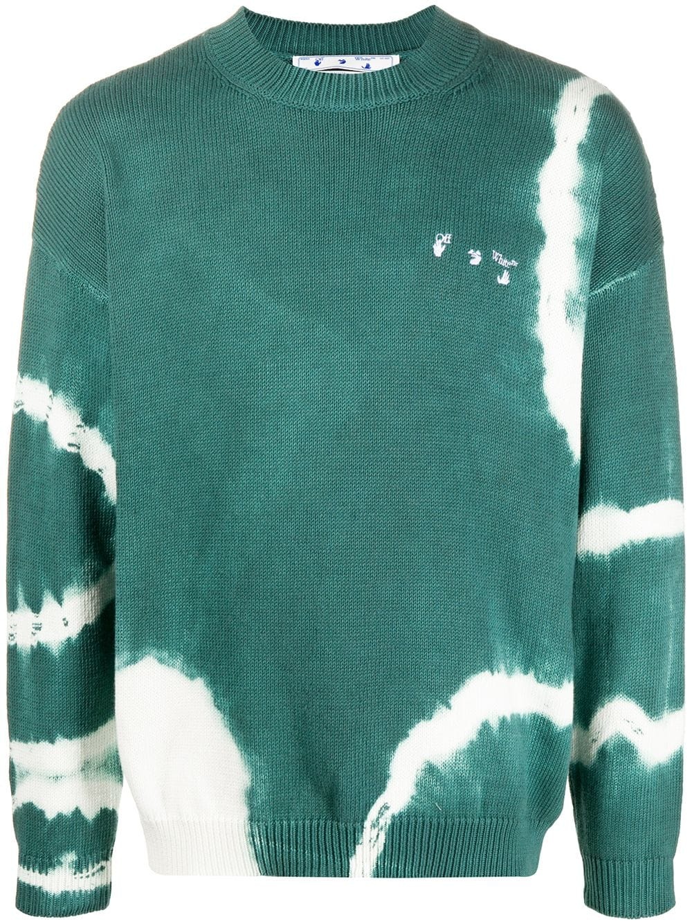 tie-dye print jumper - 1