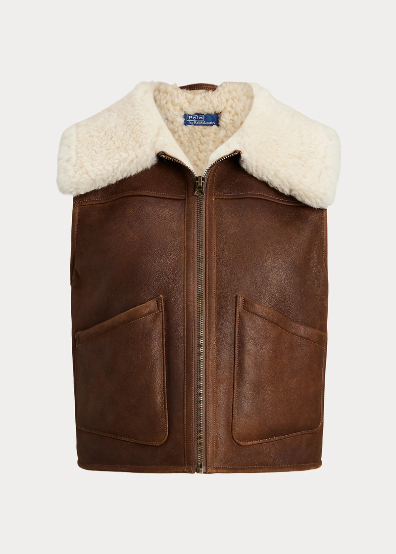 Shearling Full-Zip Vest 1