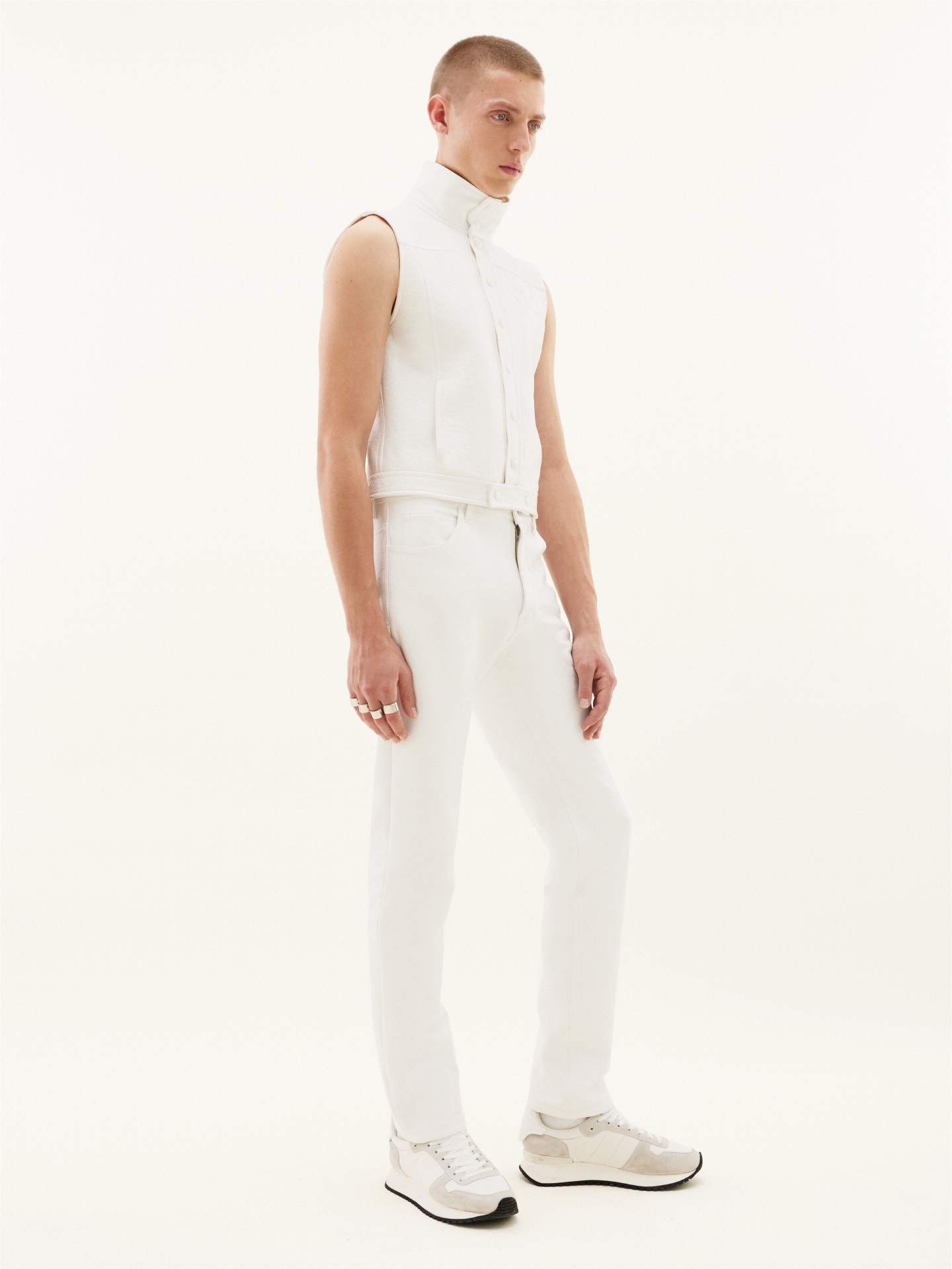 VINYL 5 POCKETS TROUSERS - 3