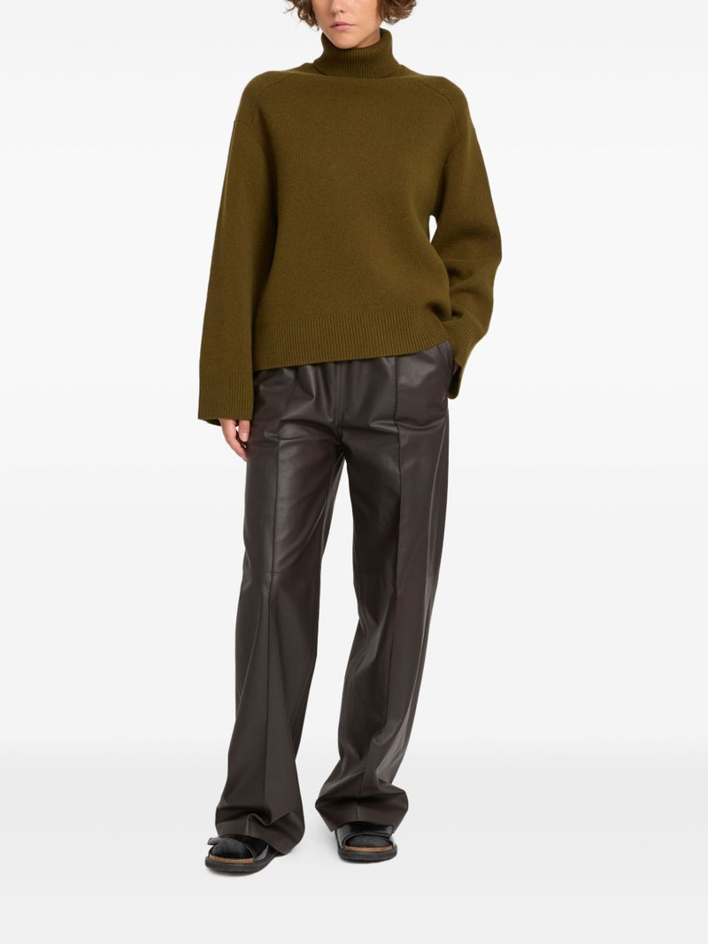 Yves Salomon lamb-leather trousers outlook