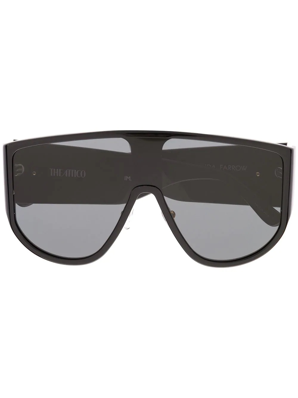 x The Attico Iman aviator-frame sunglasses - 1