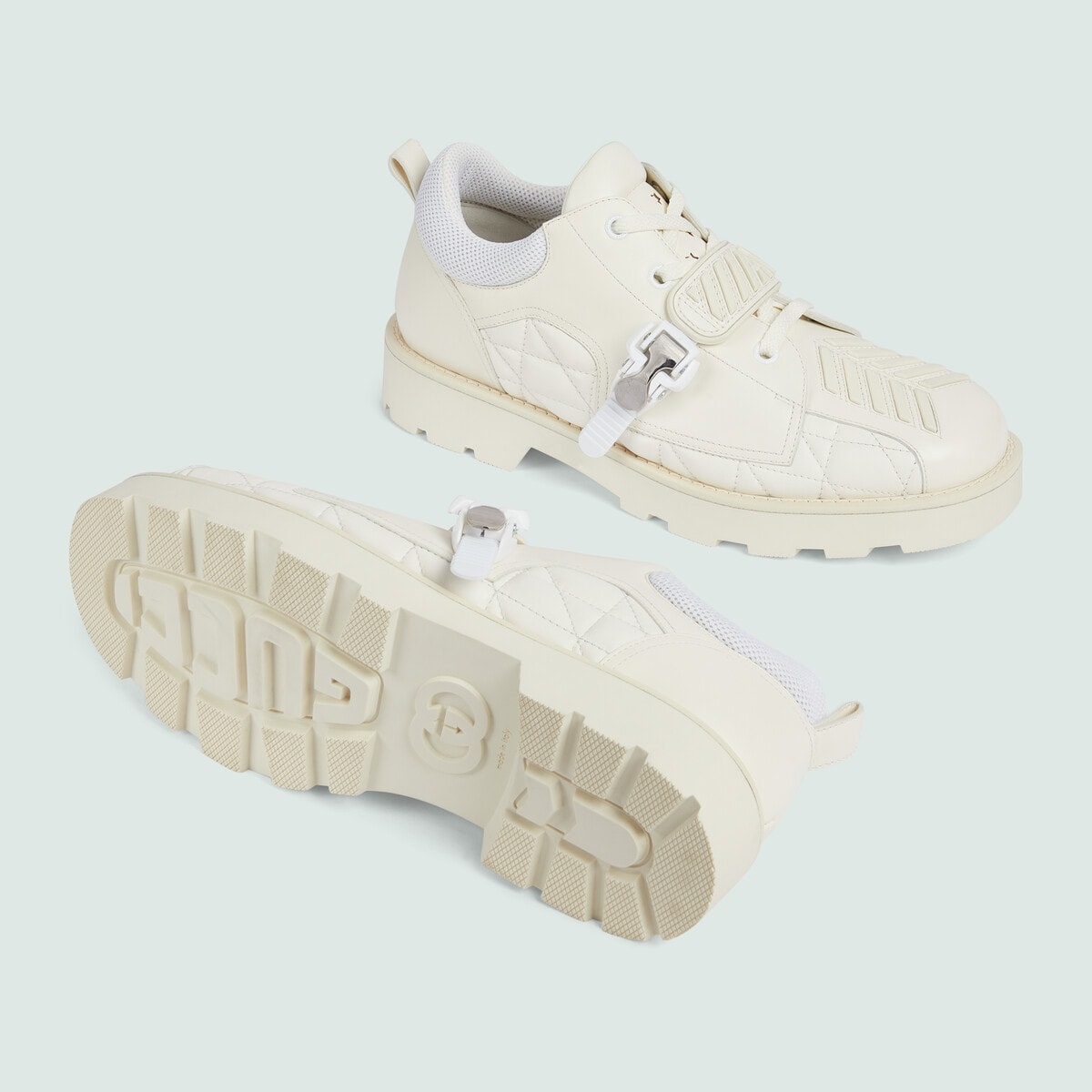 Men's lace-up shoe with buckle - 5