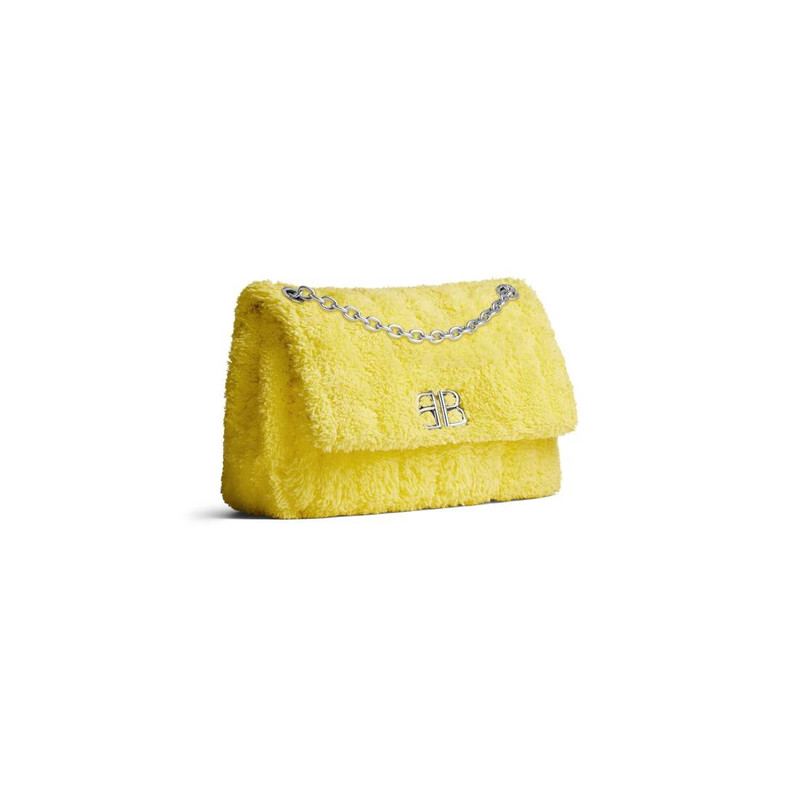 Women's Monaco Mini Bag Quilted Towel Fabric  in Yellow 4