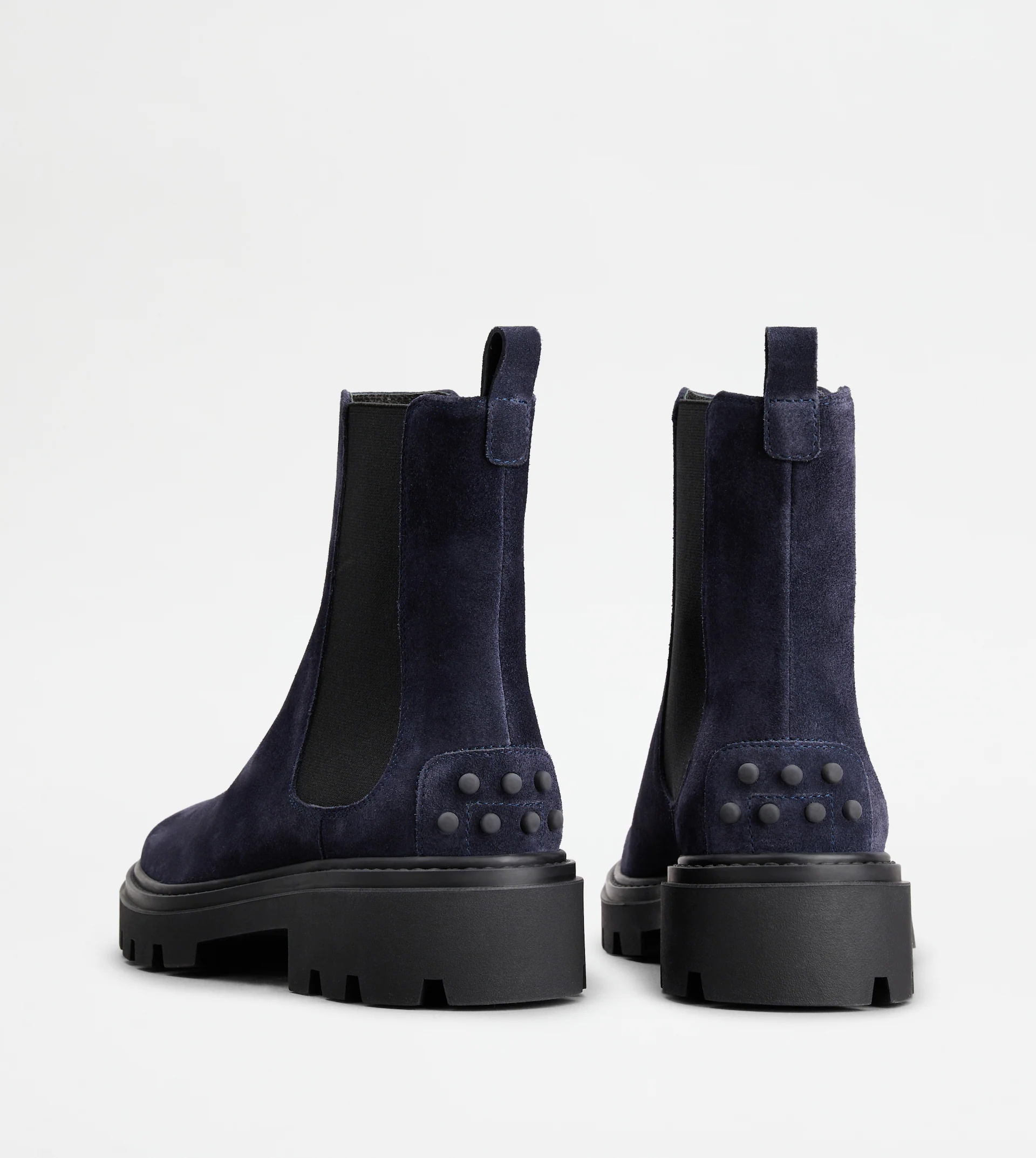 TOD'S CHELSEA BOOTS IN SUEDE - BLUE - 2