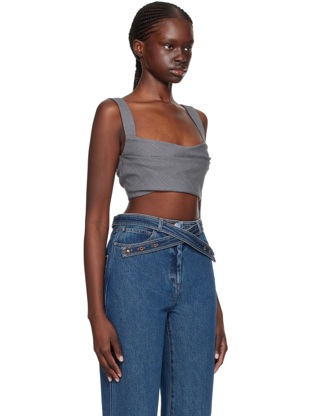 Gray Amara Tank Top - 2