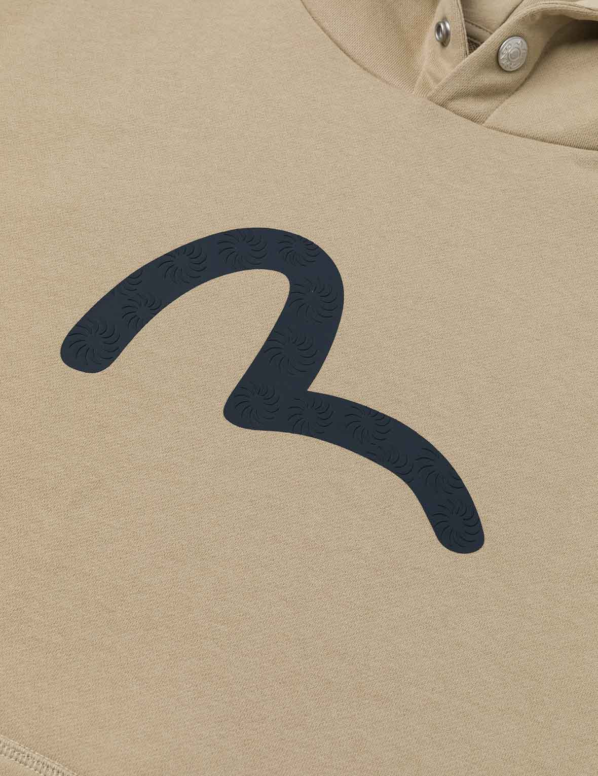 Seagull Print Relax Fit Hoodie - 6