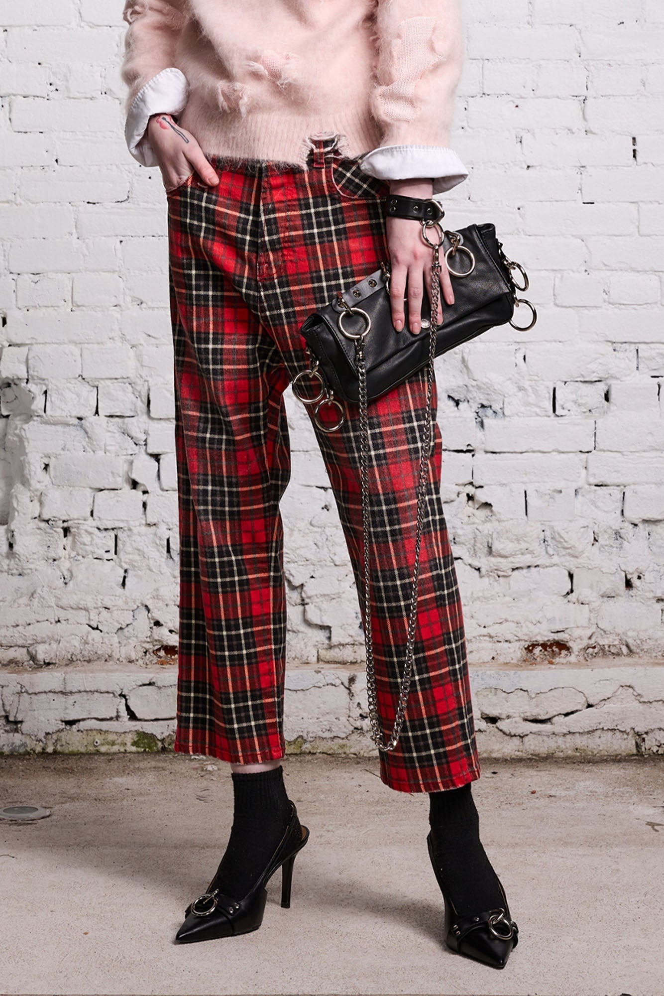 TAILORED DROP - RED PLAID - 2