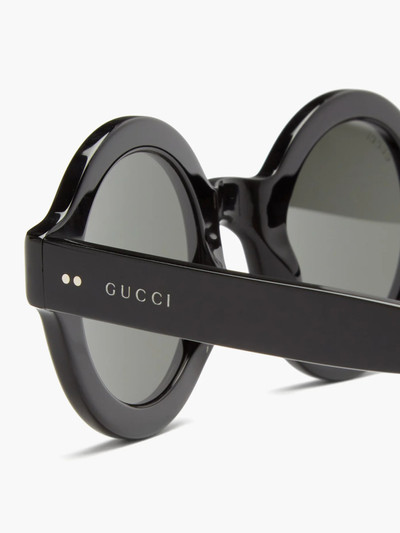 GUCCI Round acetate sunglasses outlook