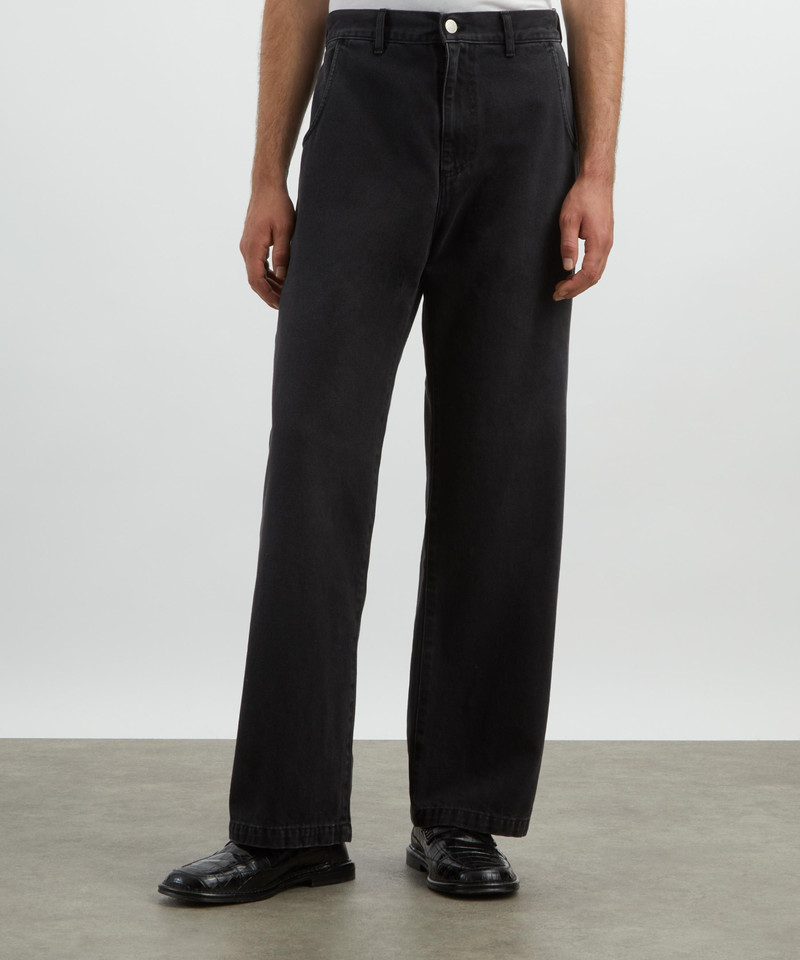 mfpen Straight Cut Jeans in Faded Black outlook