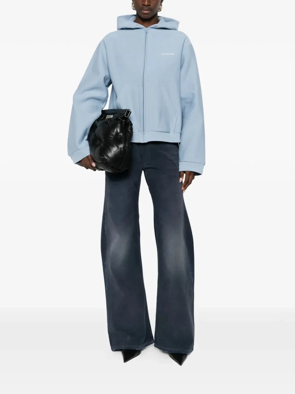 BALENCIAGA - Women Standard Zip Hoodie - 1