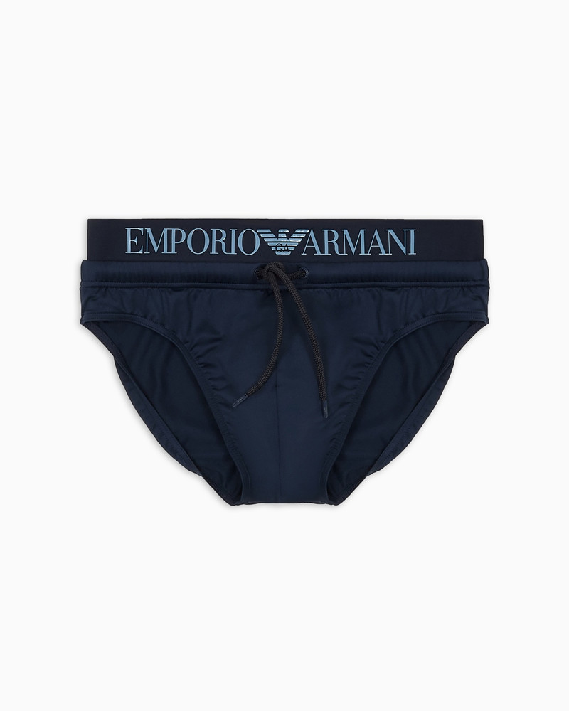 ASV LOGOBAND RECYCLED MICROFIBRE SWIM BRIEFS 1