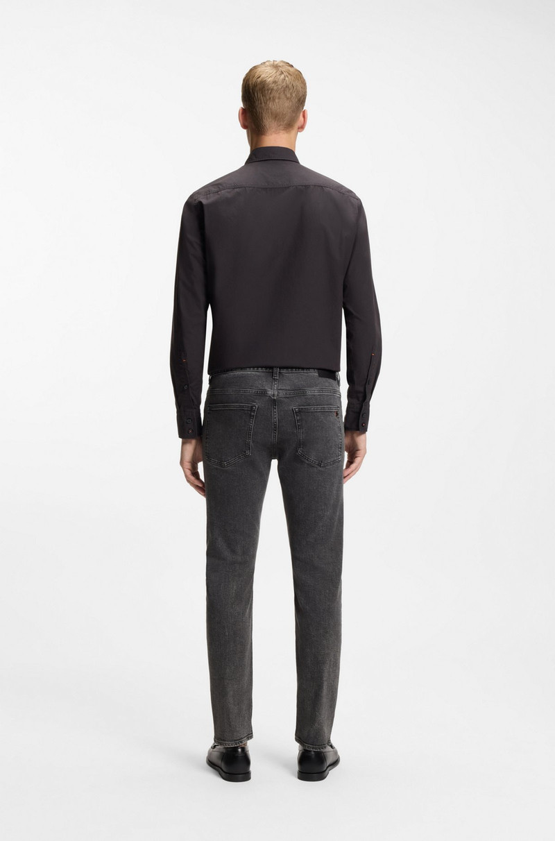 DELAWARE GREY SLIM-FIT JEANS IN STRETCH DENIM 4