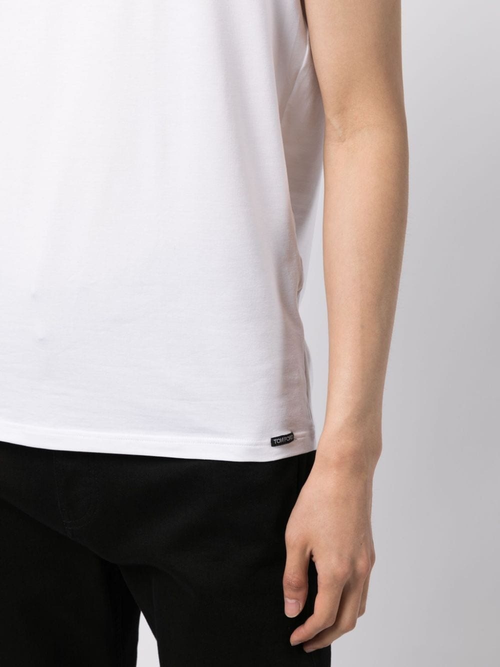 logo-appliqué jersey T-shirt - 5