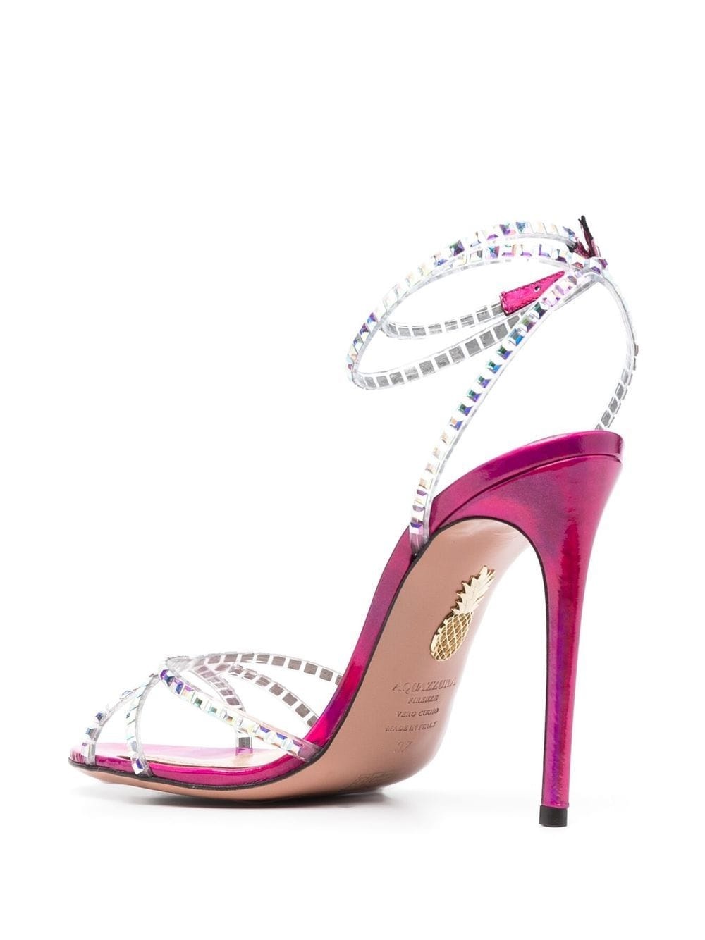 gem-embellished 110mm heeled sandals - 3