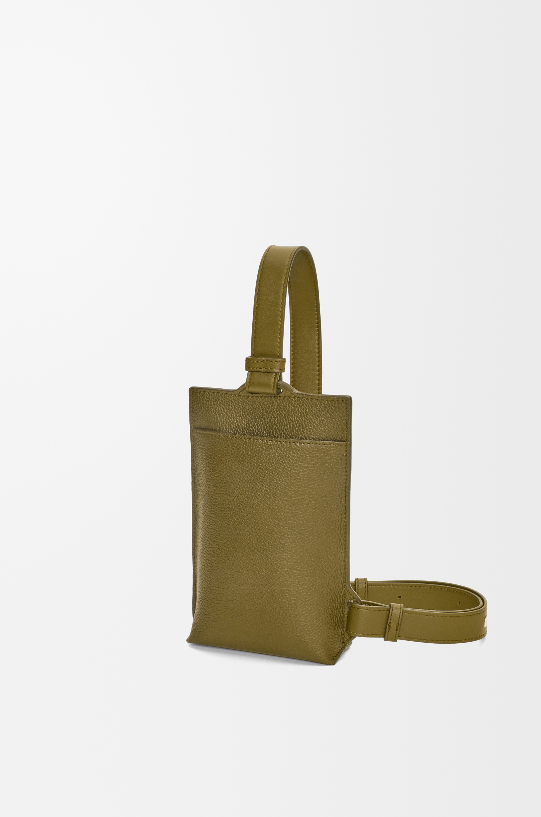 Vertical T Pocket in soft grained calfskin - 3