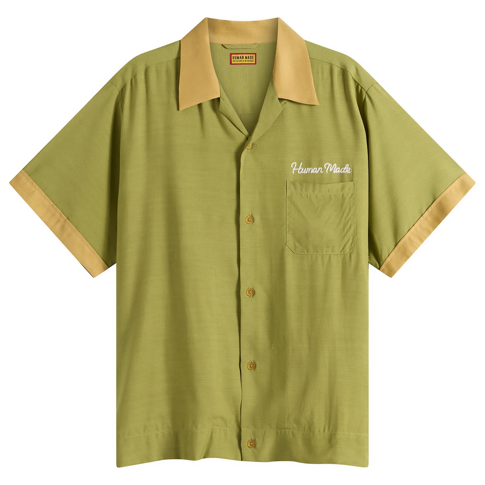Human Made Chain Stitched Bowling Shirt - 1